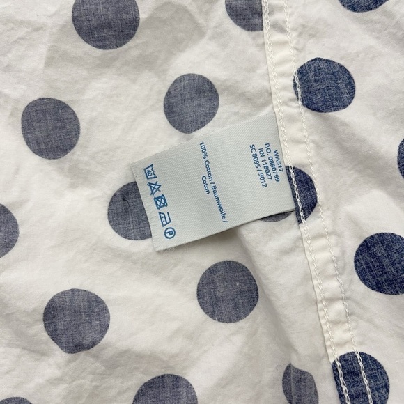 Boden Button Down The Classic White Navy Blue - Picture 8 of 8